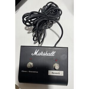 Marshall 2-Button Foot Switch Channel + Reverb Pedal Footswitch